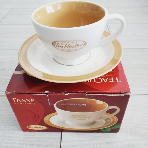 Rare Tim Hortons 2006 Limited Edition 2000s Y2K Tea Cup Collectible in Box - Picture 2 of 8